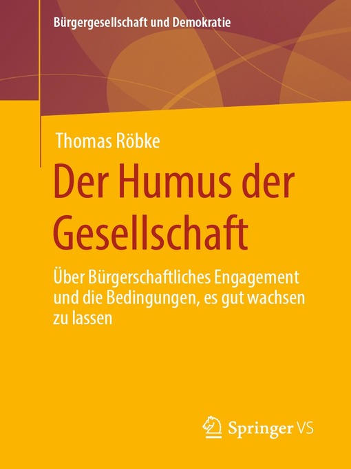 Title details for Der Humus der Gesellschaft by Thomas Röbke - Available